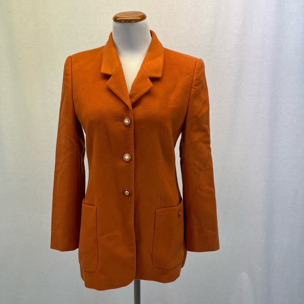 Louis Feraud Orange Blazer